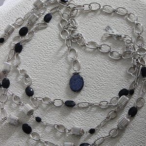 St John 3 tiered Silver/ Blue Belt   P/S